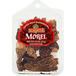 Mushrooms Dried Morel Prepacked - 6-.50 Oz
