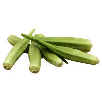 slide 1 of 1, Okra, 1 ct