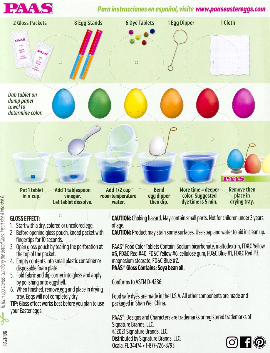 slide 9 of 9, PAAS Egg Decorating Kit, Candy Shine, 1 ct