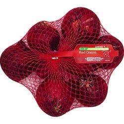 Signature Farms Onions Red Prepacked Bag - 3 Lb