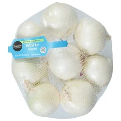 Signature Farms Onions White Prepacked - 3 Lb