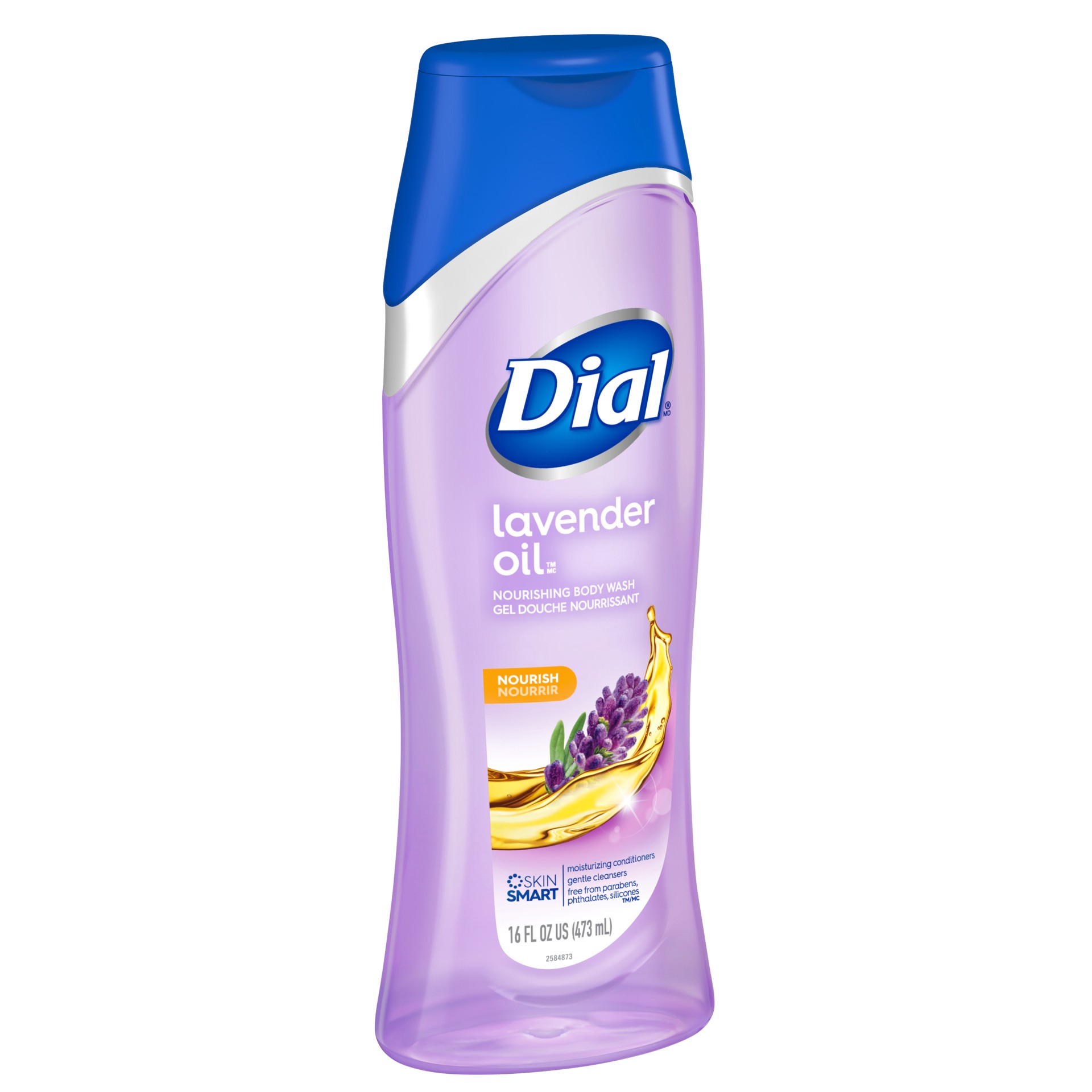 slide 4 of 5, Dial Body Wash, Lavender Oil, 16 fl oz, 16 fl oz