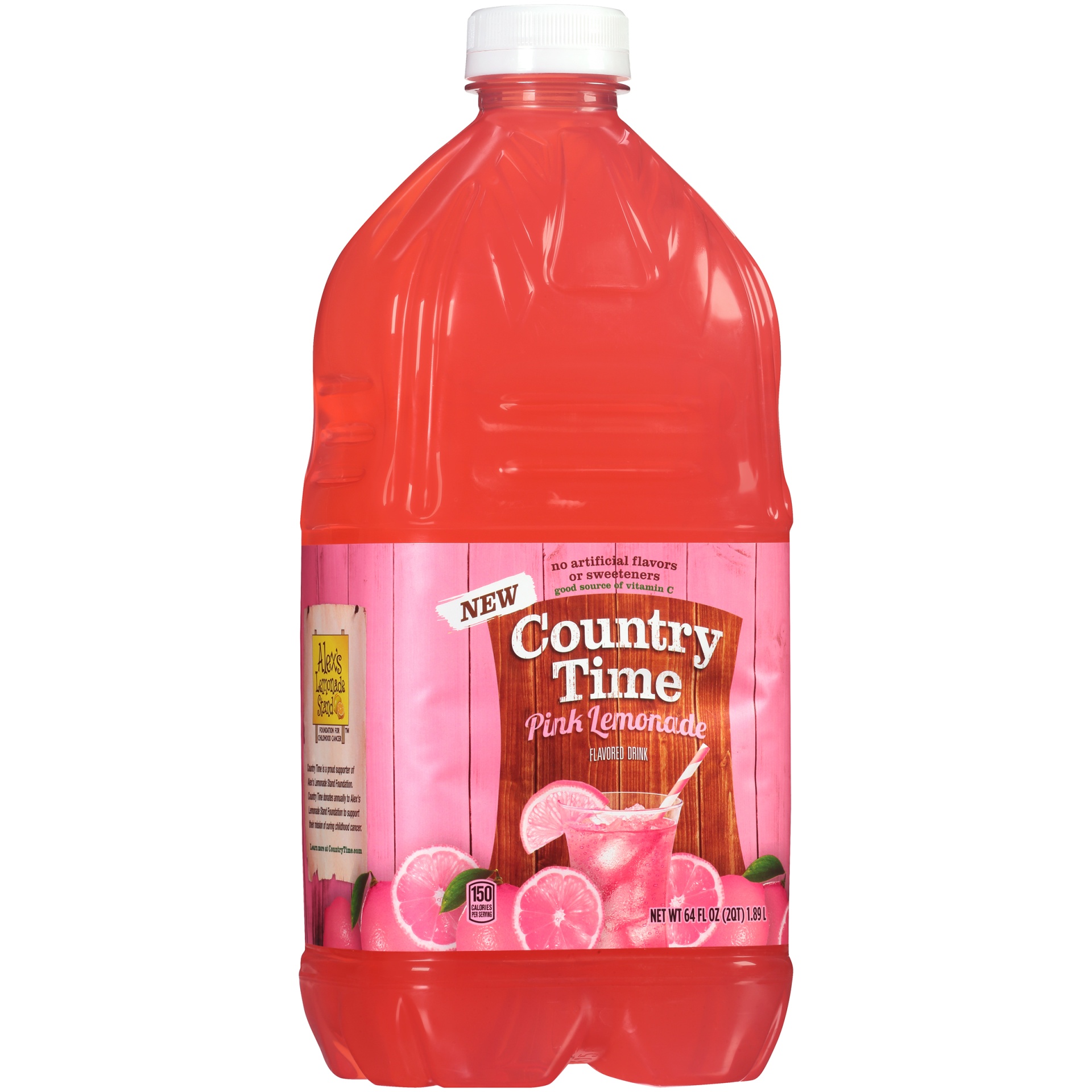 slide 5 of 6, Country Time Pink Lemonade Naturally Flavored Drink Bottle - 64 fl oz, 64 fl oz