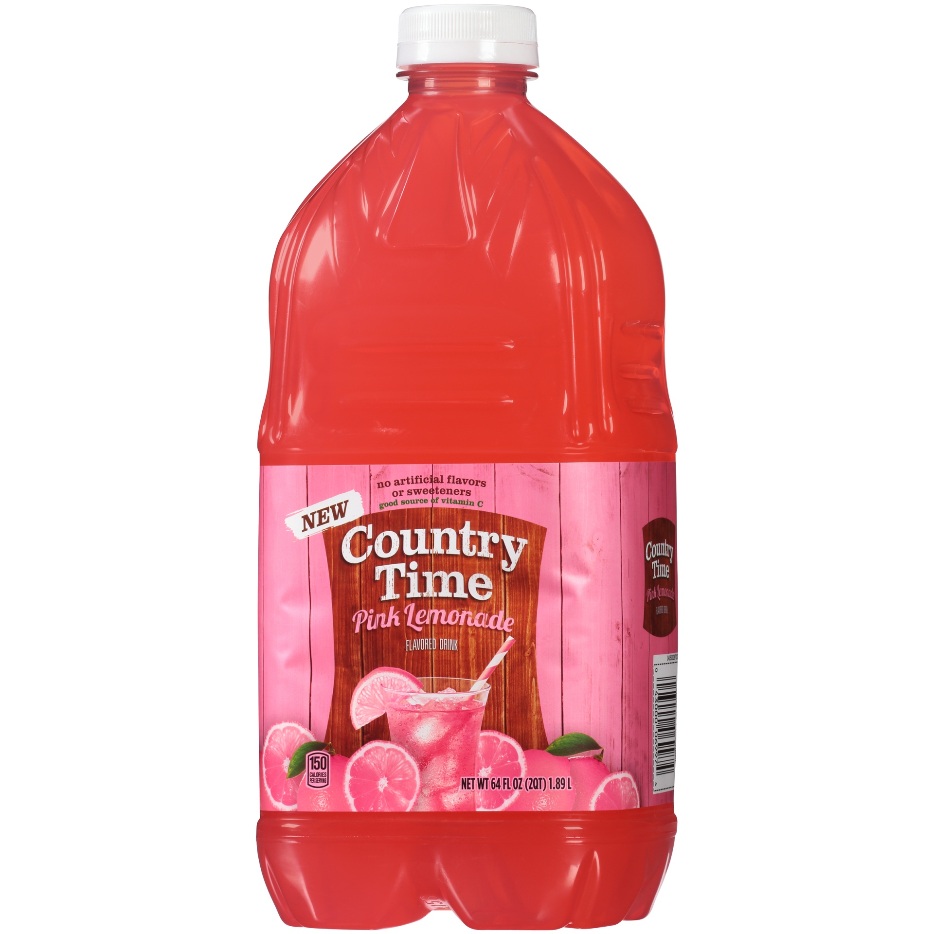 slide 6 of 6, Country Time Pink Lemonade Naturally Flavored Drink Bottle - 64 fl oz, 64 fl oz