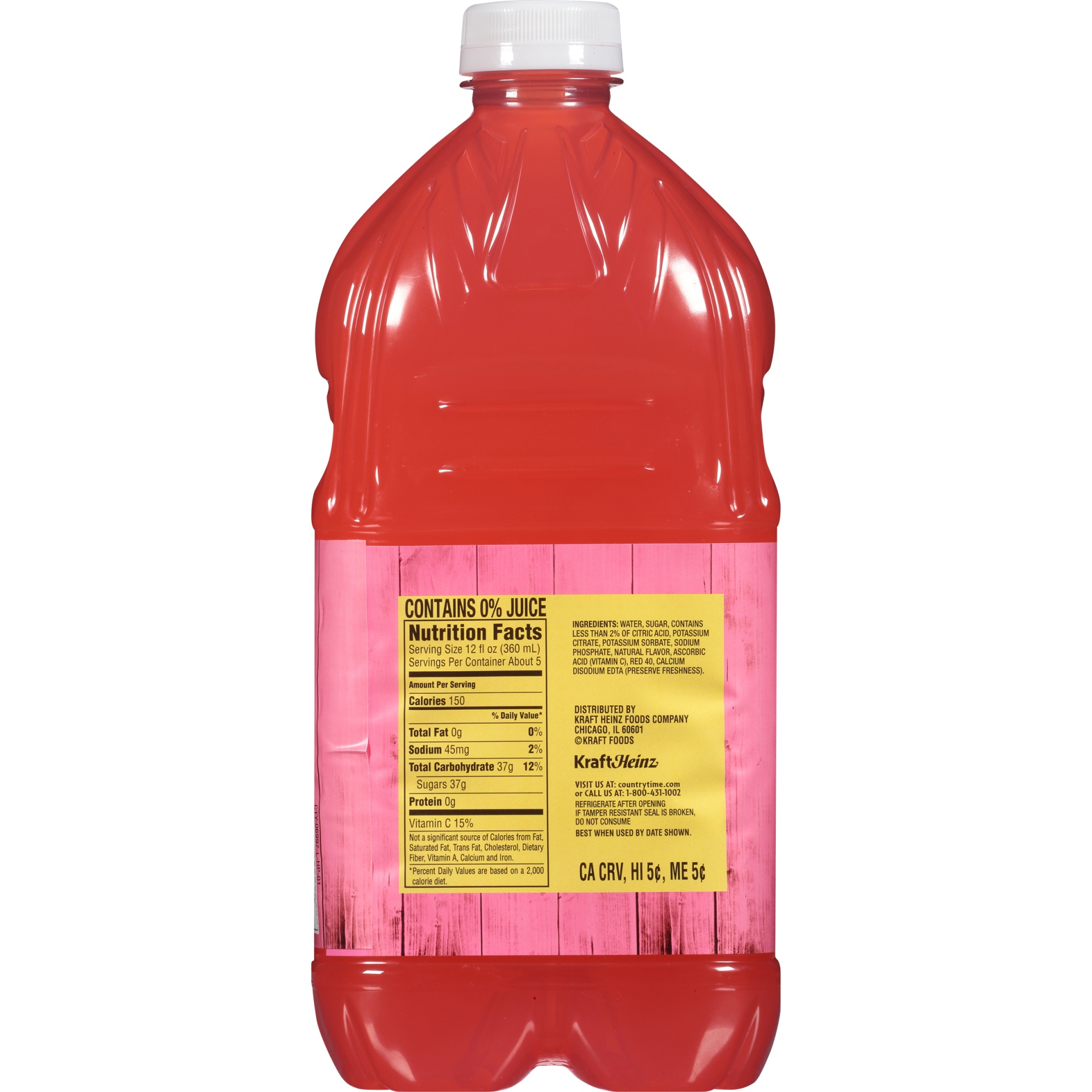 slide 2 of 6, Country Time Pink Lemonade Naturally Flavored Drink Bottle - 64 fl oz, 64 fl oz