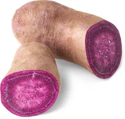 Purple Sweet Potato/yam With Brown Skin & Purple Flesh