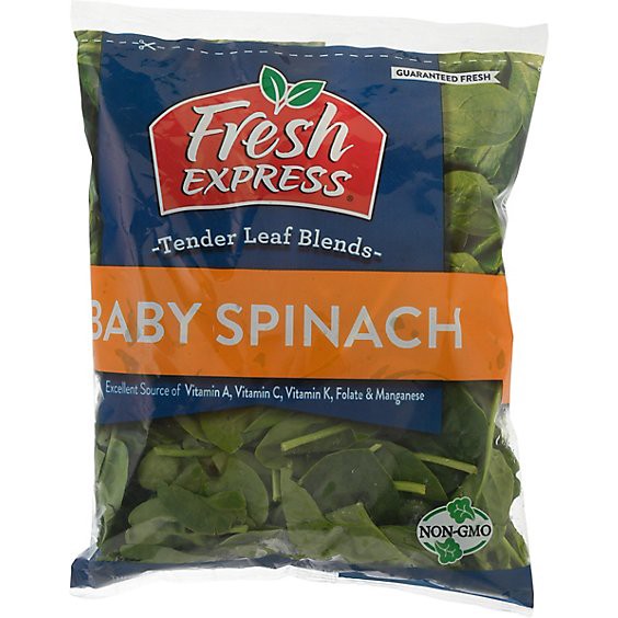 slide 1 of 12, Fresh Express Greens Baby Spinach Salad - 5 Oz, 5 oz