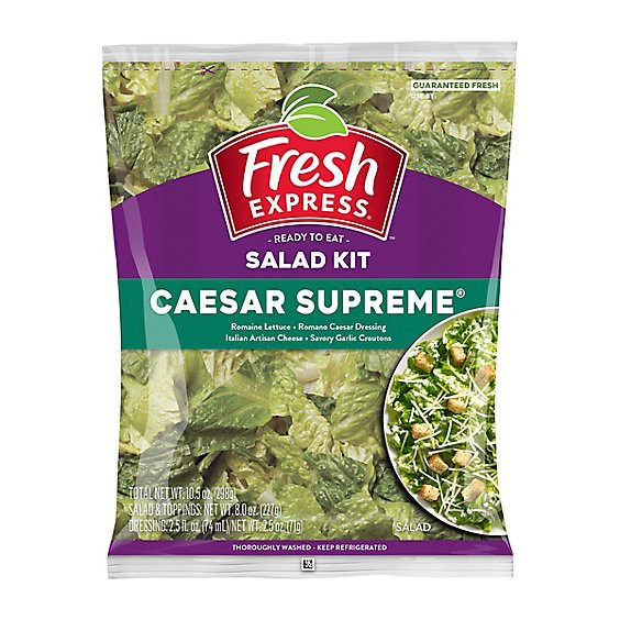 slide 1 of 1, Fresh Express Caesar Supreme Salad Kit - 10.5 Oz, 10.5 oz