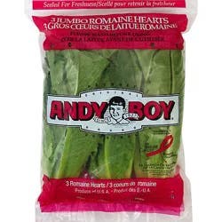 Lettuce Romaine Hearts 3 Ct