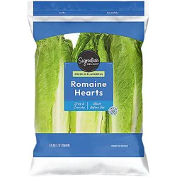 Signature Select/farms Romaine Hearts Prepackaged 3 Count