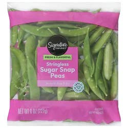 Signature Select/farms Sugar Snap Peas Stringless Prepackaged - 8 Oz
