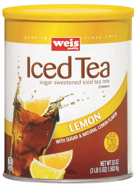 slide 1 of 6, Weis Quality Lemon Iced Tea Mix - 50.2 oz, 50.2 oz