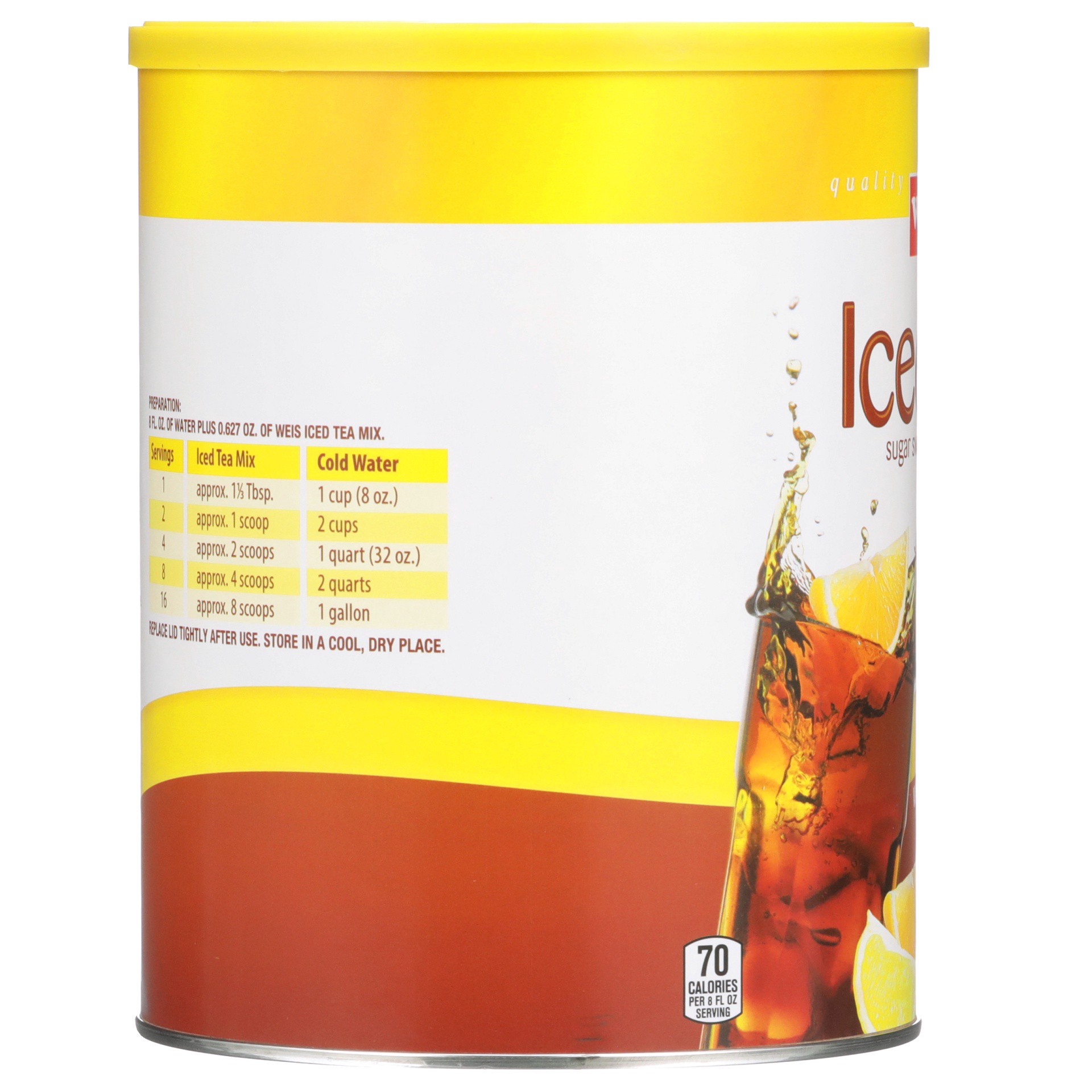 slide 6 of 6, Weis Quality Lemon Iced Tea Mix - 50.2 oz, 50.2 oz