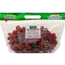 Organic Red Seedless Grapes - 2 Lb