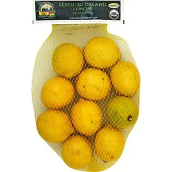 Organic Lemons Prepacked