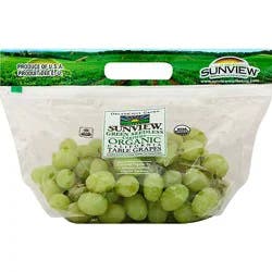 Organic Green Seedless Grapes - 2 Lb