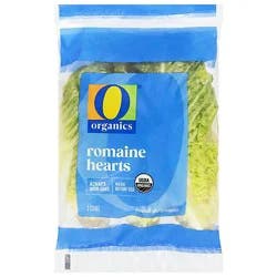 O Organics Romaine Hearts Prepackaged 3 Count