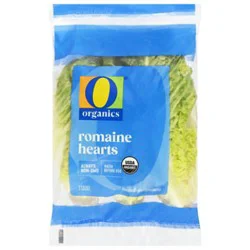 O Organics Romaine Hearts Prepackaged 3 Count