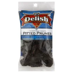 Its Delish Pitted Prunes Prepacked - 8 Oz