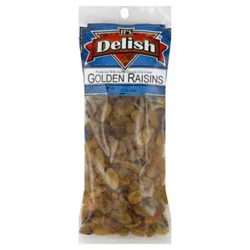 Its Delish Golden Raisins Prepacked - 10 Oz
