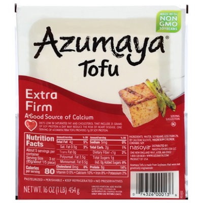 slide 1 of 1, Azumaya Tofu Extra Firm - 14 Oz, 16 oz