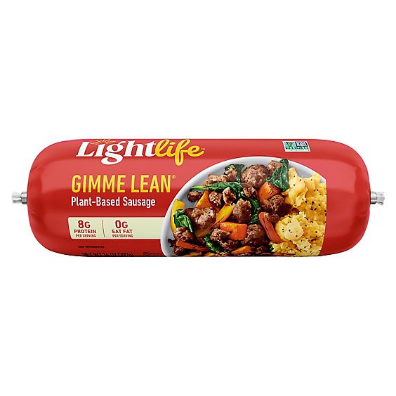 slide 1 of 1, Lightlife Gimmie Lean Sausage - 14 Oz, 14 oz