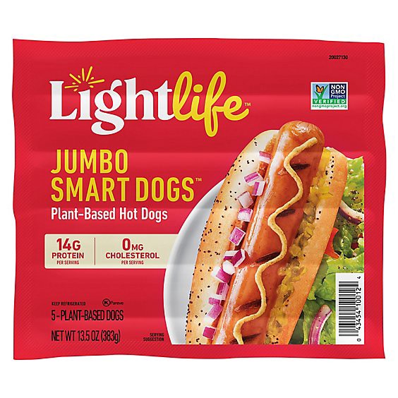 slide 1 of 1, Lightlife Smart Deli Jumbos Prepacked - 13.5 Oz, 13.5 oz