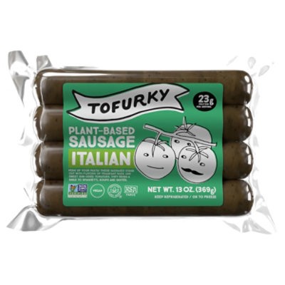 slide 1 of 1, Tofurky Sausage Italian Original - 14 Oz, 13 oz