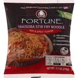 Fortune Yakisoba Noodles Hot & Spicy Stir-Fry Prepacked - 7.7 Oz