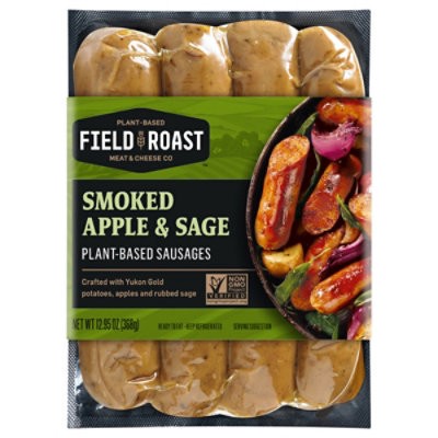 slide 1 of 1, Field Roast Grain Meat Vegetarian Smoked Apple Sage Sausage - 12.9 Oz, 12.95 oz