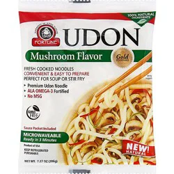 Fortune Udon Noodles Mushroom Prepacked - 7 Oz