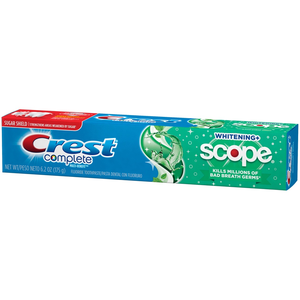 slide 4 of 4, Crest Toothpaste 6.2 oz, 6.2 oz