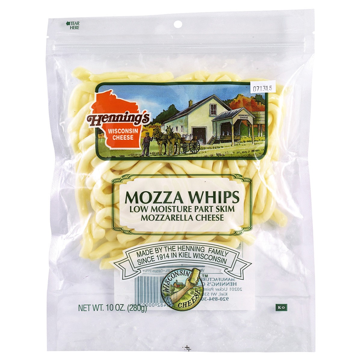 slide 1 of 5, Hennings Mozzarella Whips, 10 oz