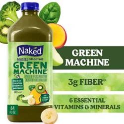 Naked Green Machine Boosted Smoothie Bottle - 64 Fl. Oz.