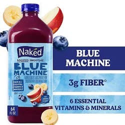 Naked Juice Smoothie Boosted Blue Machine - 64 Fl Oz
