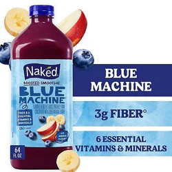 Naked Blue Machine Boosted Smoothie Bottle - 64 Fl. Oz.
