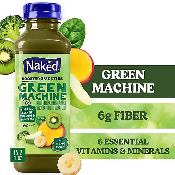slide 1 of 1, Naked Juice Smoothie Boosted Green Machine - 15.2 Fl. Oz., 15.2 fl oz