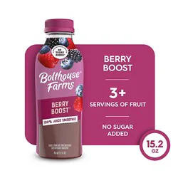 Bolthouse Farms 100% Fruit Juice Smoothie Berry Boost - 15.2 Fl. Oz.