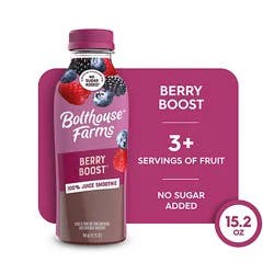 Bolthouse Farms 100% Fruit Juice Smoothie Berry Boost - 15.2 Fl. Oz.