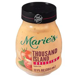 Maries Salad Dressing & Dip Real Premium Non Gmo Oil Thousand Island - 12 Fl. Oz.