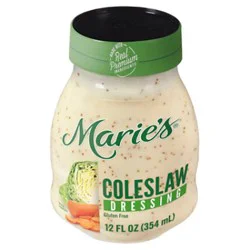 Marie's Fresh Salad Dressing Real Premium Non Gmo Oil Original Coleslaw - 12 Fl Oz