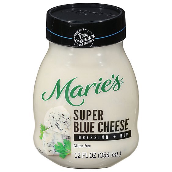 slide 1 of 5, Maries Salad Dressing & Dip Real Premium Non Gmo Oil Super Blue Cheese - 12 Fl. Oz., 12 fl oz