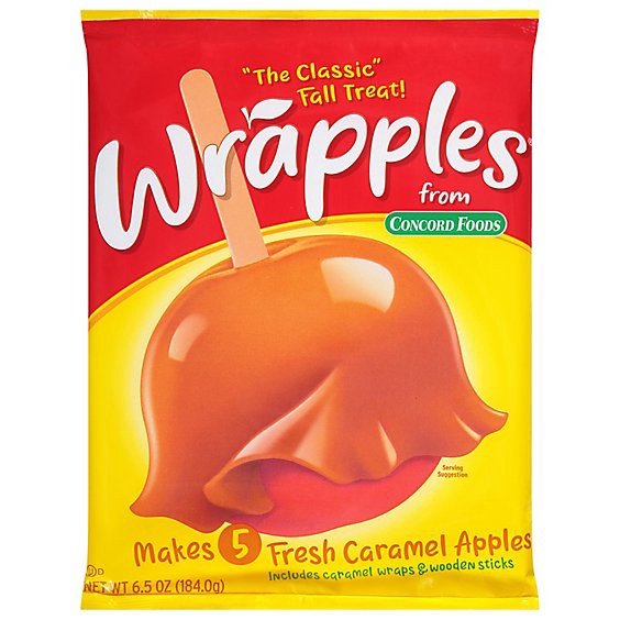 slide 1 of 1, Concord Foods Wrap Caramel Apple - 6.5 Oz, 6.5 oz