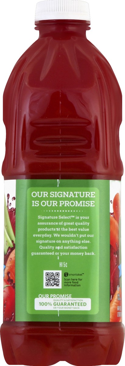 slide 4 of 7, Signature Select Low Sodium Vegetable 100% Juice 64 fl oz, 64 oz