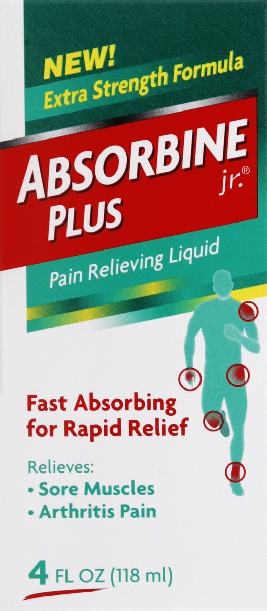 slide 1 of 5, Absorbine Pain Relieving Liquid 4 oz, 4 oz