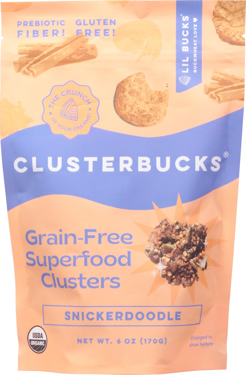 slide 4 of 13, Clusterbucks Snickerdoodle Grain-Free Superfood Clusters 6 oz, 6 oz