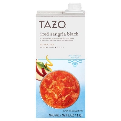 slide 1 of 4, Tazo Iced Sangria Black Tea Concentrate, 32 oz