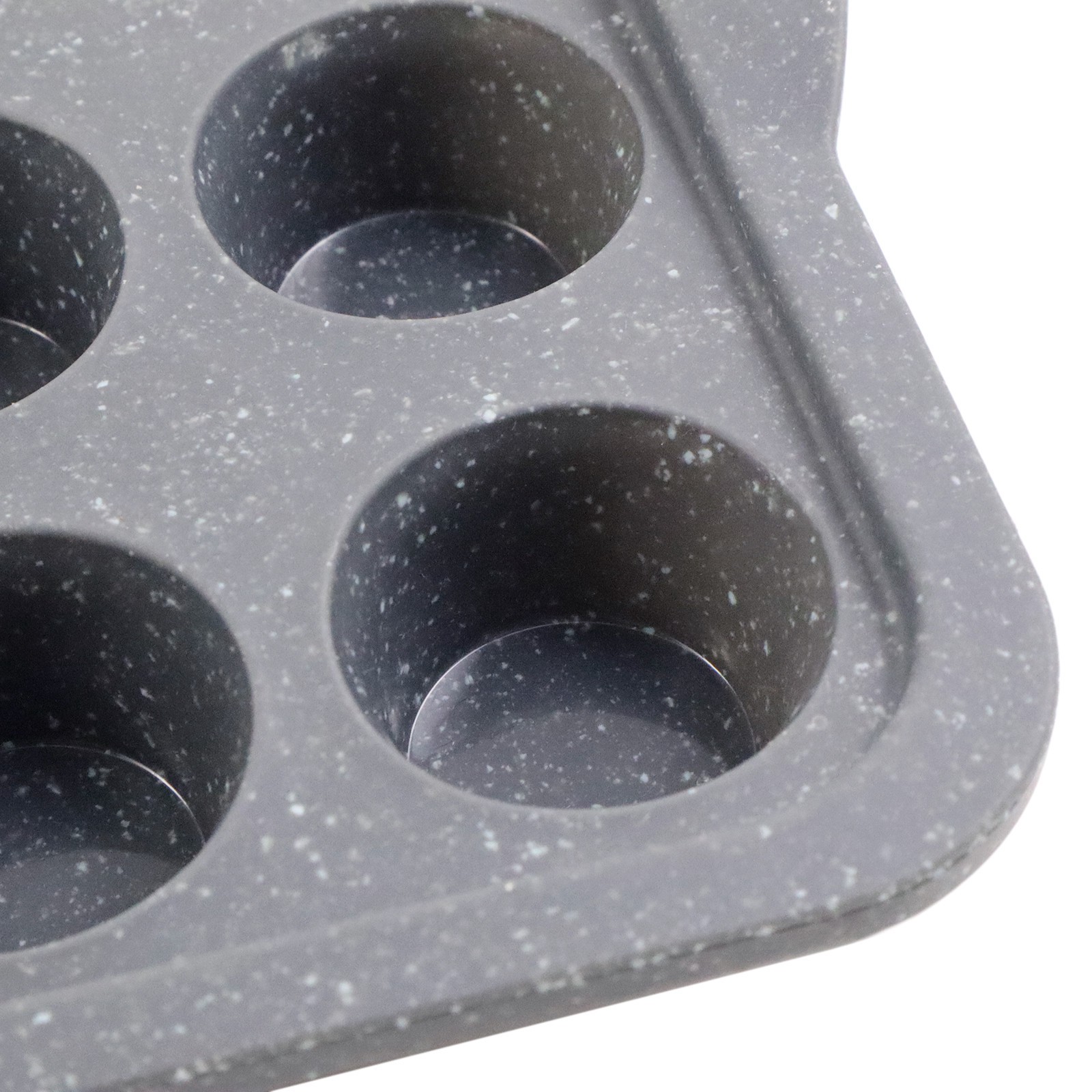 slide 3 of 5, 24-Cavity Metal Reinforced Silicone Mini Muffin Pan By Celebrate It, 9.88 in x 13.9 in x 1.59 in
