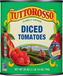 Tuttorosso Green Diced Tomatoes