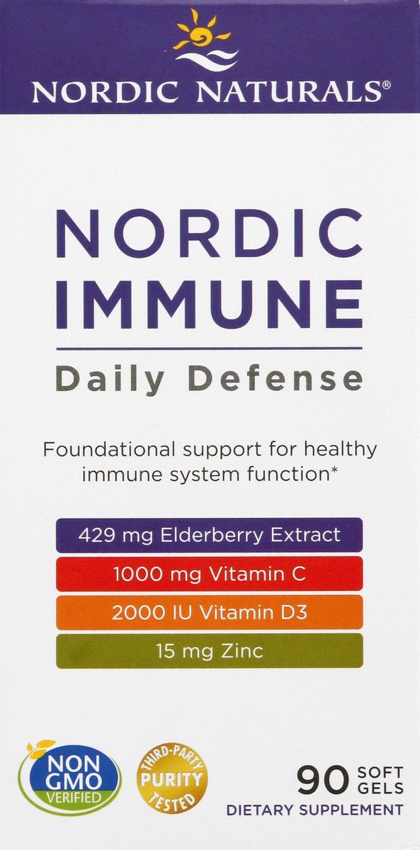 slide 11 of 13, Nordic Naturals Nordic Immune Daily Defense Unflavored, 90 ct